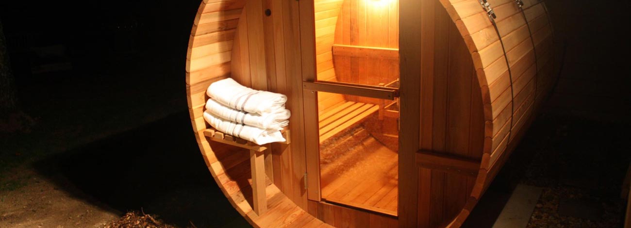 Traditionele sauna voor 1 persoon